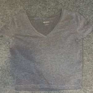 Wild fable gray crop top